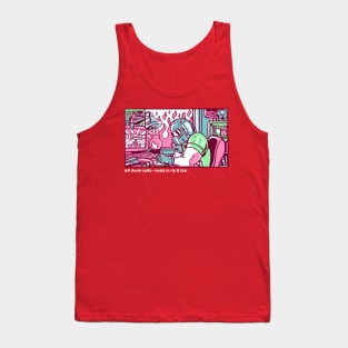 Lofi Rip & Tear Radio Tank Top